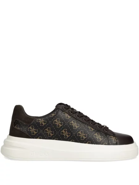 Sneakerși Guess maro