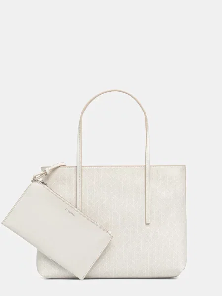Calvin Klein kézitáska bézs