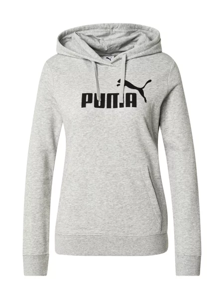 PUMA Športna majica ESS No. 1 pegasto siva črna