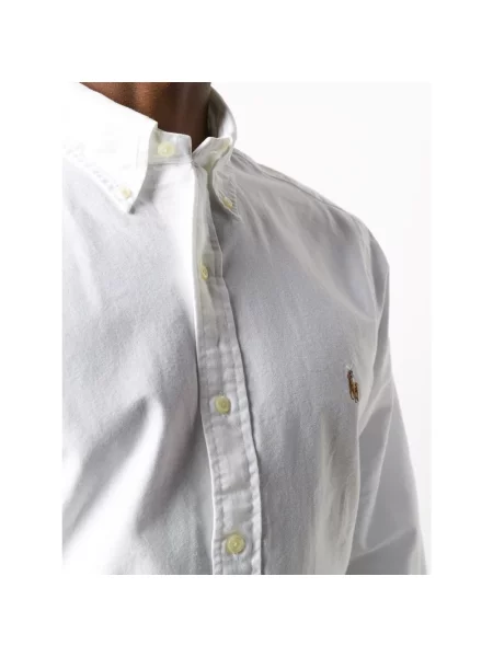 Koszula Polo Ralph Lauren z długim rękawem z twillu biała