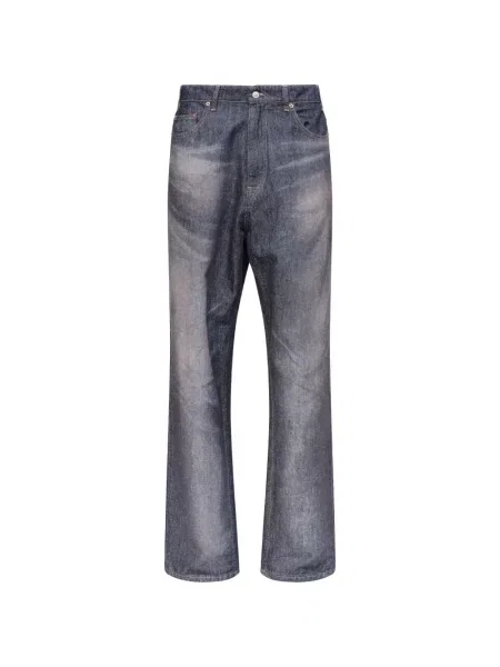 Pantaloni Mm6 Maison Margiela albastru