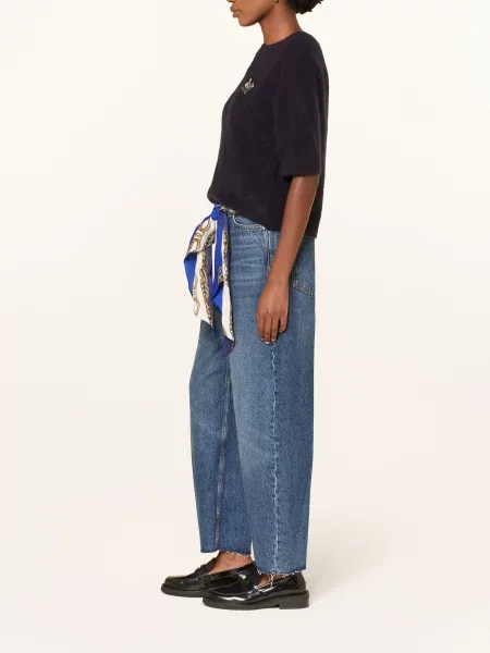Maje Jeansy Wide Leg blau niebieskie