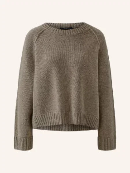 Oui Sweter beige beżowy