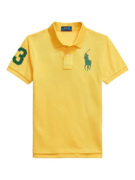 Koszulka polo dziecięca Polo Ralph Lauren żółta
