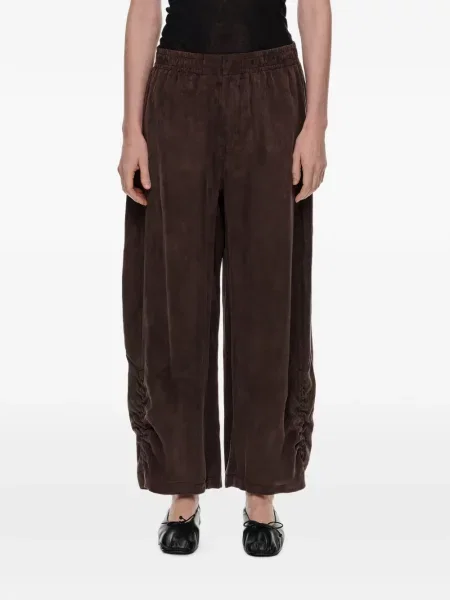 Pantaloni de jogging Bimba Y Lola cu volane maro