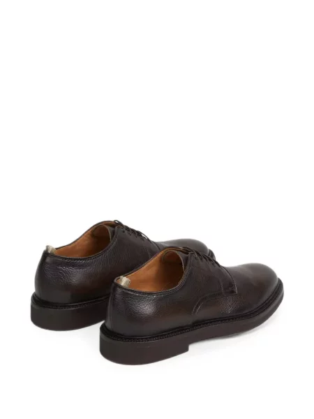 Pantofi derby Officine Creative din piele maro