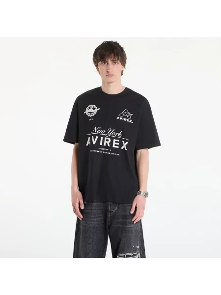 Tricou Avirex Team Avirex Tee Black XXL negru
