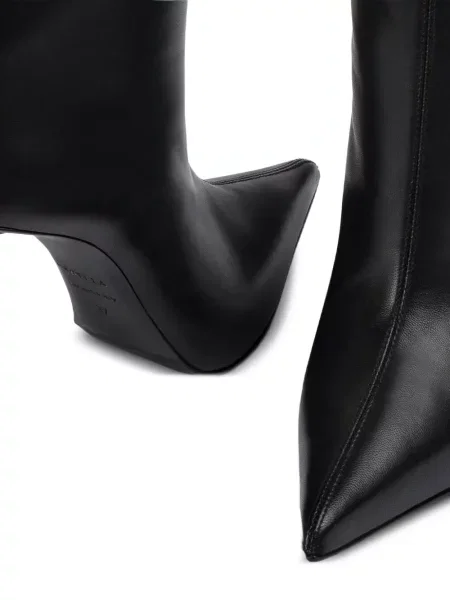Botine Le Silla din piele negru