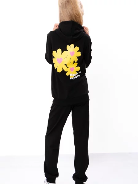 Дитячий Спортивний костюм Носи своє чорний