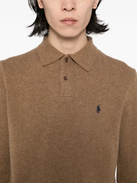 Pulover Polo Ralph Lauren tricotate maro