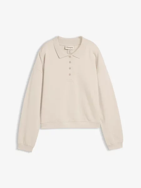 Bluza z czystej bawełny organicznej szara