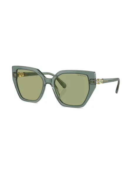 Sunčane naočale Swarovski Eyewear s kristalima zelena