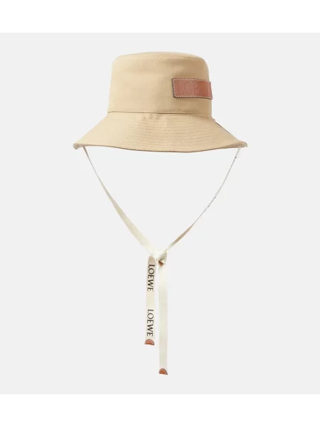 Platno šešir Loewe bijela