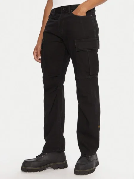 G-Star Raw Szövet nadrág Contor 3D fekete