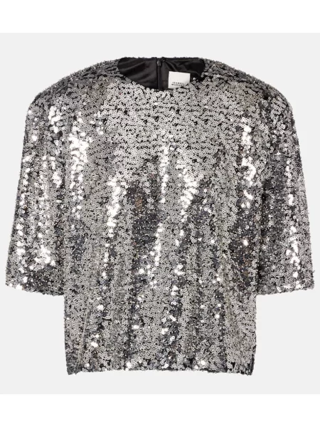 Top Isabel Marant argintiu