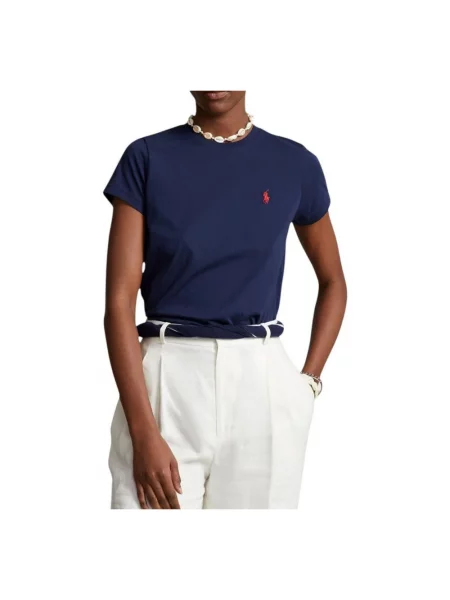 Koszulka polo Polo Ralph Lauren z logo niebieska