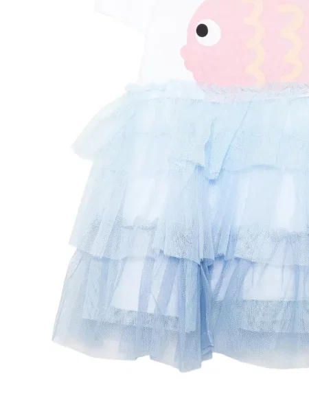 Dětské šaty Stella Mccartney modré