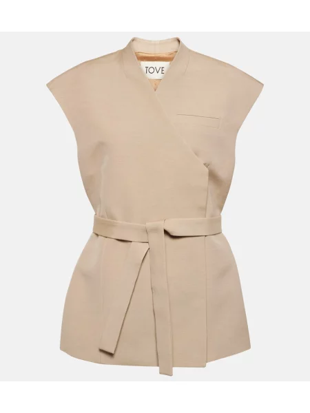 Kamizelka Tove beżowa