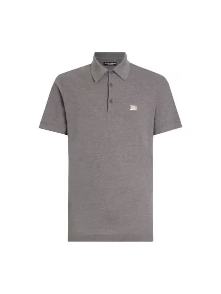 Koszulka polo Dolce And Gabbana szara