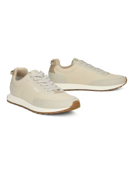 Sneakersy Boss beżowe