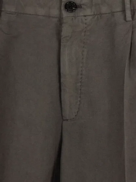 Pantaloni Incotex din țesătură twill gri