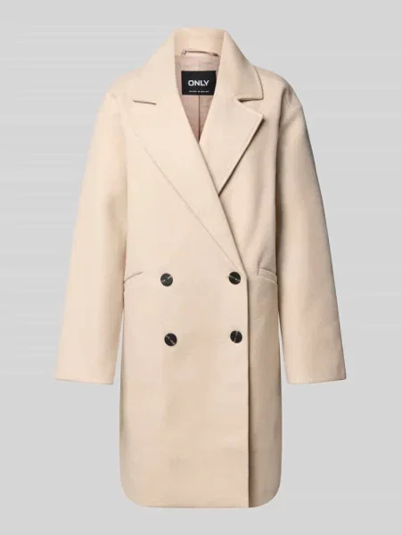 Płaszcz o kroju oversized z kołnierzem z połami model ‘BLAKE’ Only