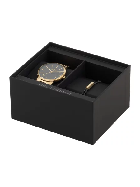 ARMANI EXCHANGE Analógové hodinky zlatá čierna
