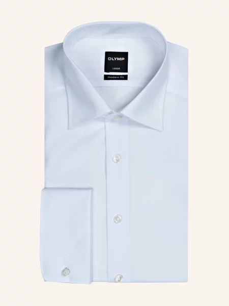 Olymp Košile Luxor Modern Fit S Ohrnovací Manžetou bílá