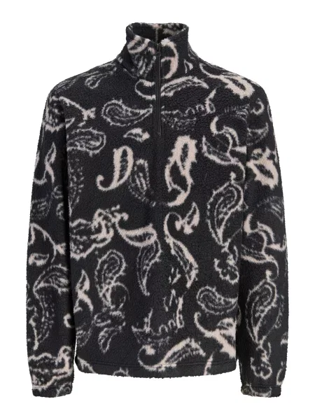 JACK & JONES Pulover JORSebastian bej deschis negru