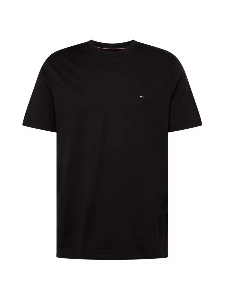 TOMMY HILFIGER Tricou ESSENTIAL' negru