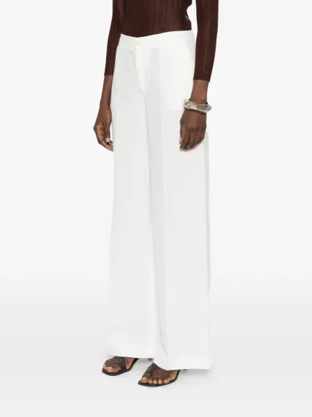 Pantaloni Twinset alb