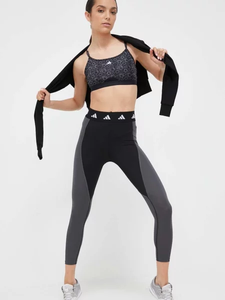 Športová podprsenka adidas Performance Aeroreact čierna