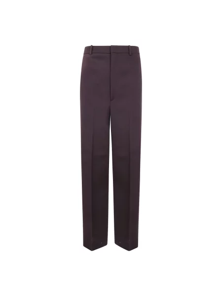Spodnie Jil Sander brązowe
