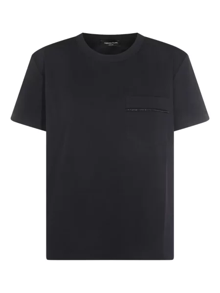 Tricou Fabiana Filippi scurt negru