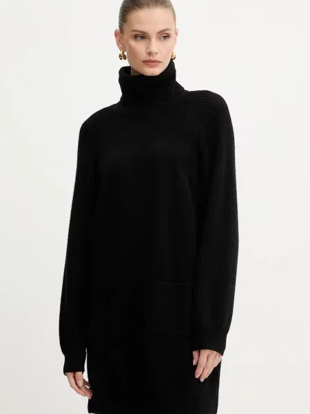 Volnena obleka Liu Jo črna