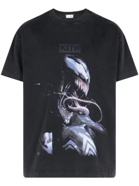 Retro tričko Kith černé