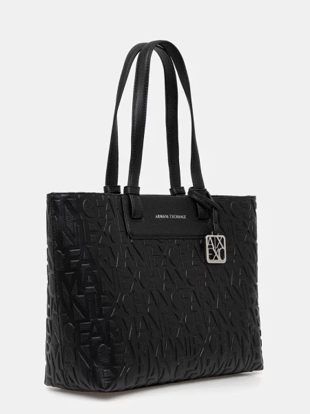 Geantă shopper Armani negru