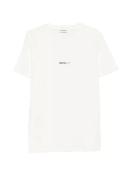 Tricou Dondup cu imagine alb