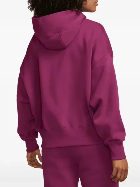 Fleece hoodie Nike μωβ