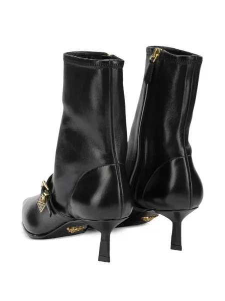 Botine Prada din piele negru