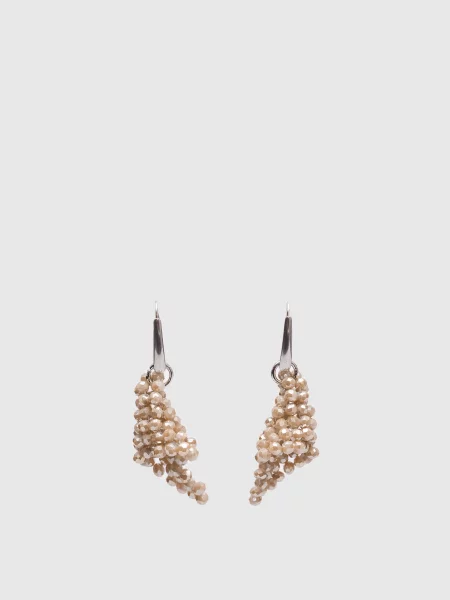 Серьги Peserico бежевые