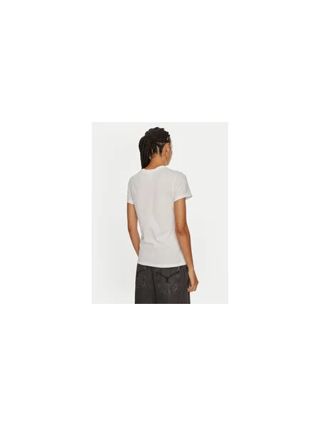 Calvin Klein Póló Emb Graphic Slim Fit fehér