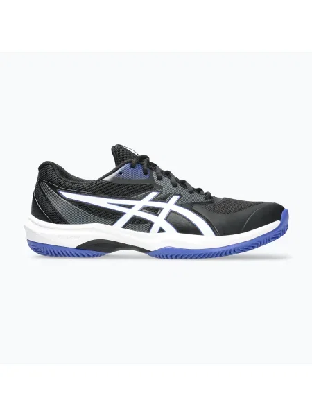 Férfi teniszcipő Asics Game FF Clay fekete/fehér. Méret: 46 EU fehér