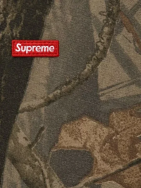 Kapucnis melegítő felső Supreme barna