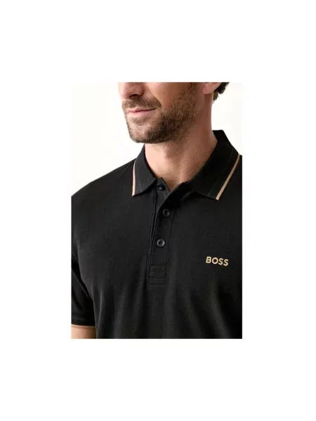 Koszulka polo Boss czarna