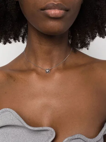 Pakabukas Swarovski su kristalais sidabrinė