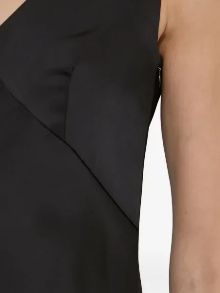 Rochie maxi Joop! din satin de costum negru