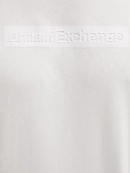 Футболка Armani Exchange с принтом белая