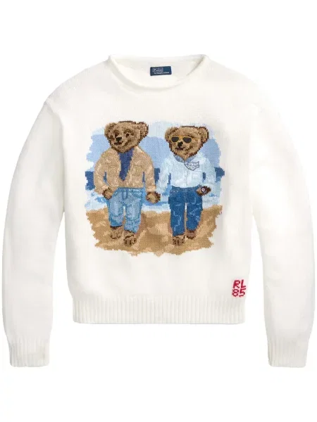 Prugasta polo majica Polo Ralph Lauren s printom od kašmira plava