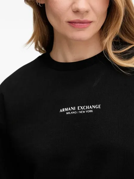 Hanorac Armani Exchange cu imagine negru